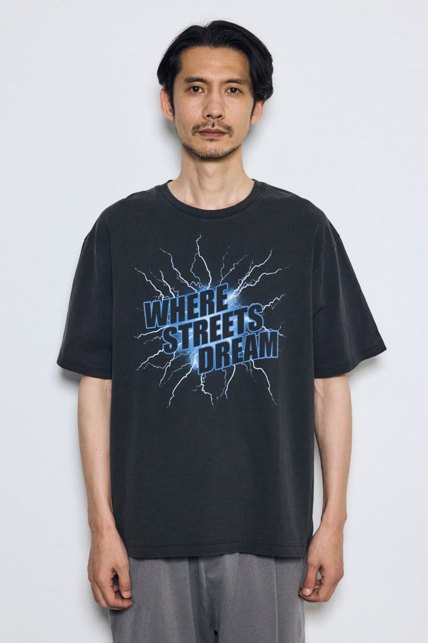 ライトニングTシャツ BLK S
