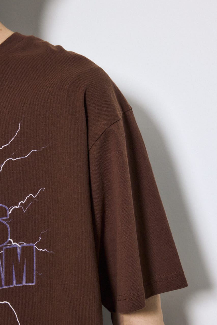 ライトニングTシャツ BRN S