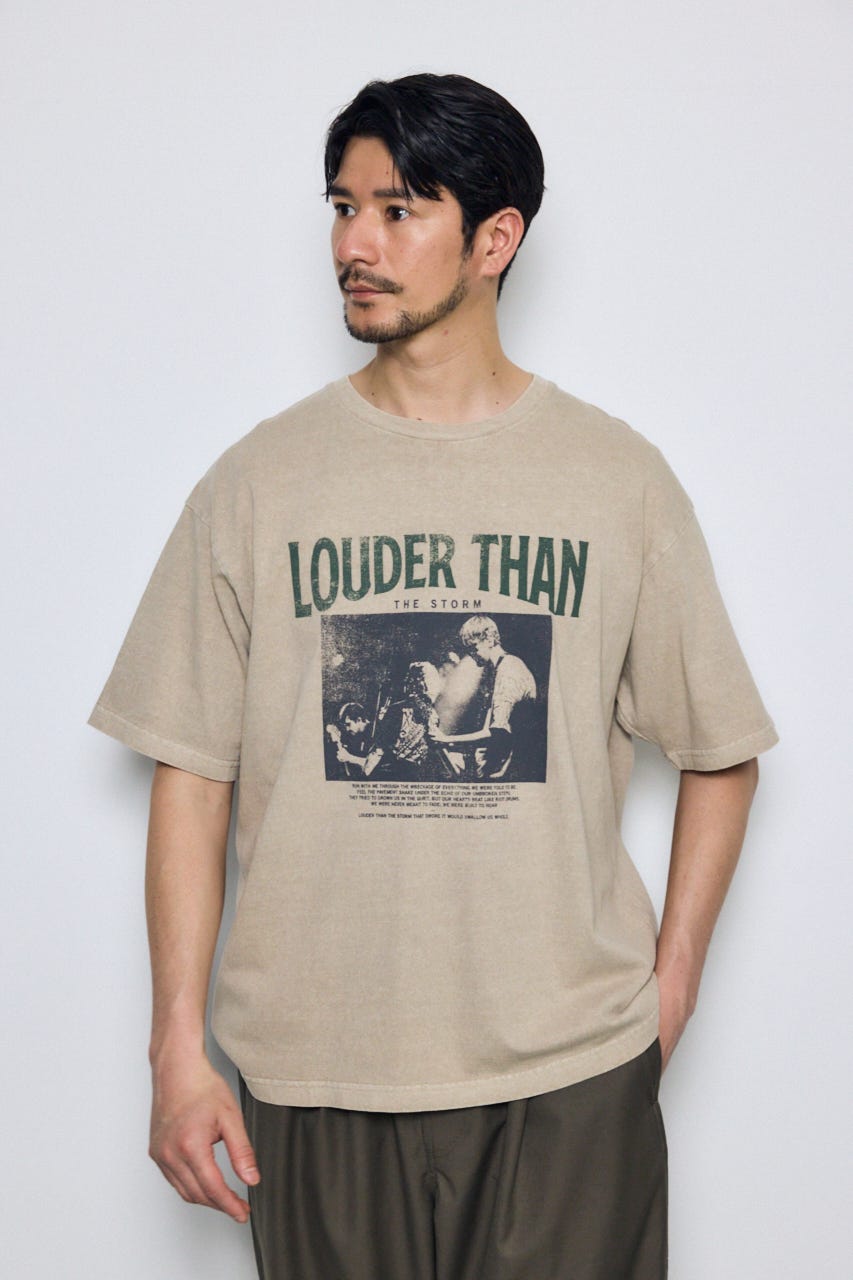 LOUNDER THAN Tシャツ BEG S