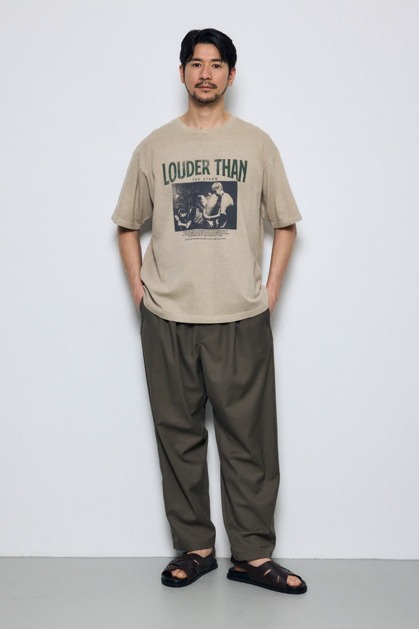 LOUNDER THAN Tシャツ BEG S