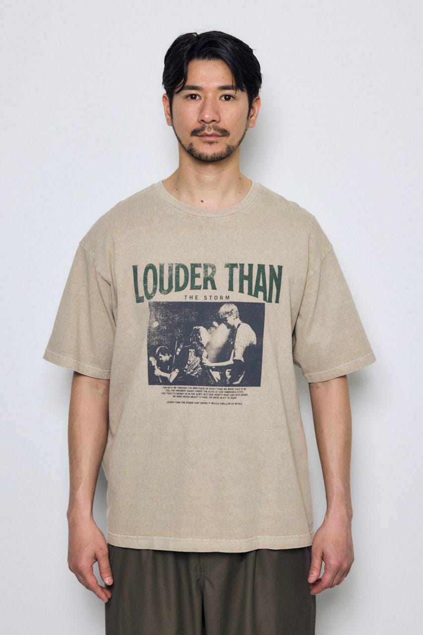 LOUNDER THAN Tシャツ BEG S
