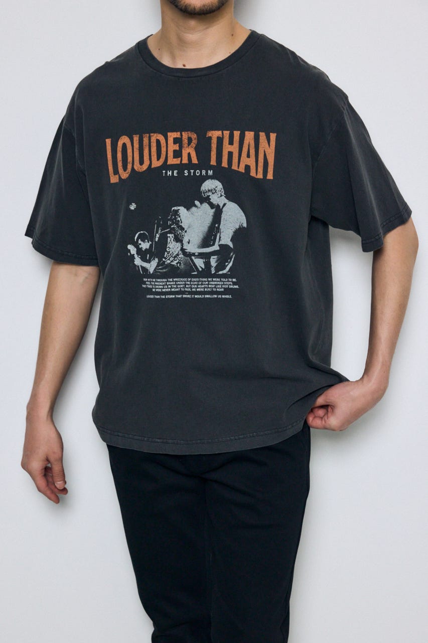 LOUNDER THAN Tシャツ BLK S
