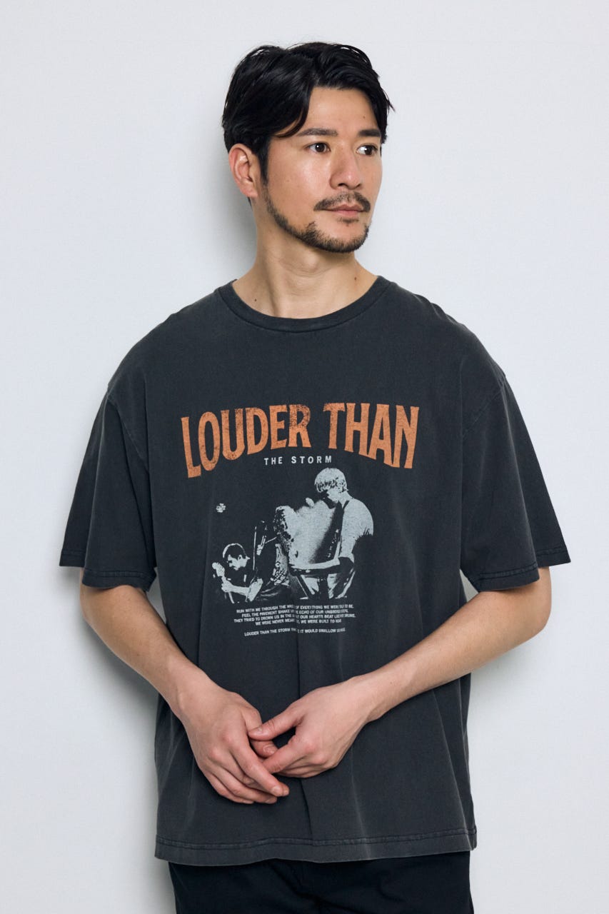 LOUNDER THAN Tシャツ BLK S