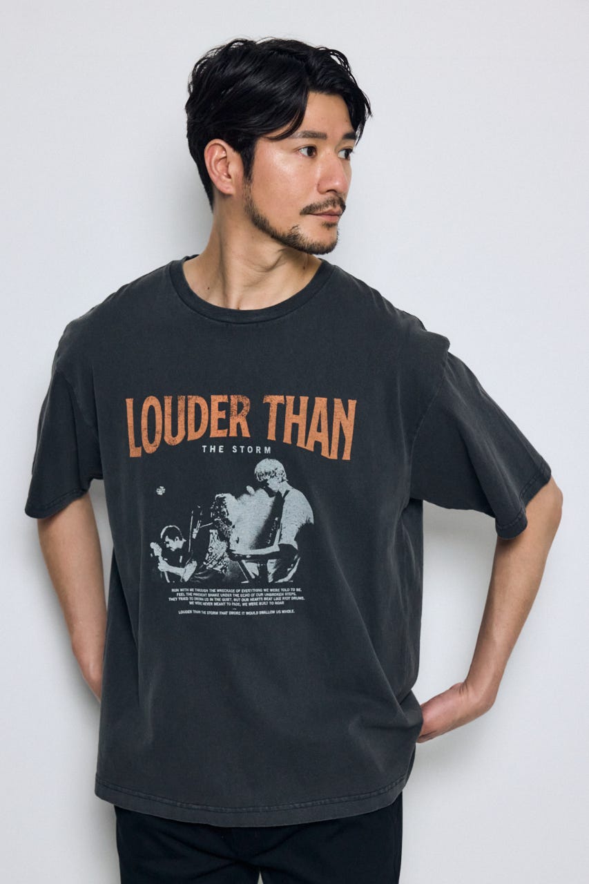 LOUNDER THAN Tシャツ BLK S