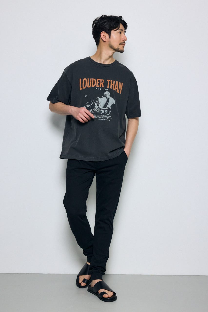 LOUNDER THAN Tシャツ BLK S