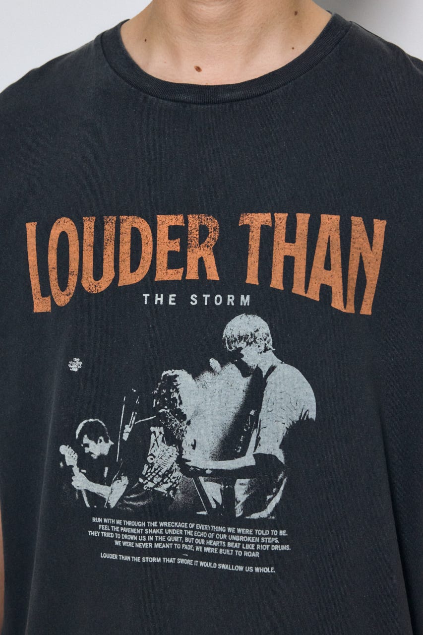 LOUNDER THAN Tシャツ BLK S