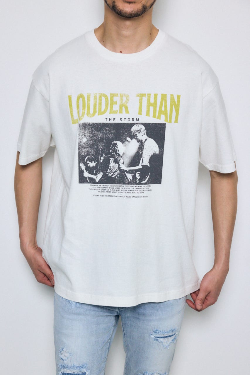 LOUNDER THAN Tシャツ WHT S