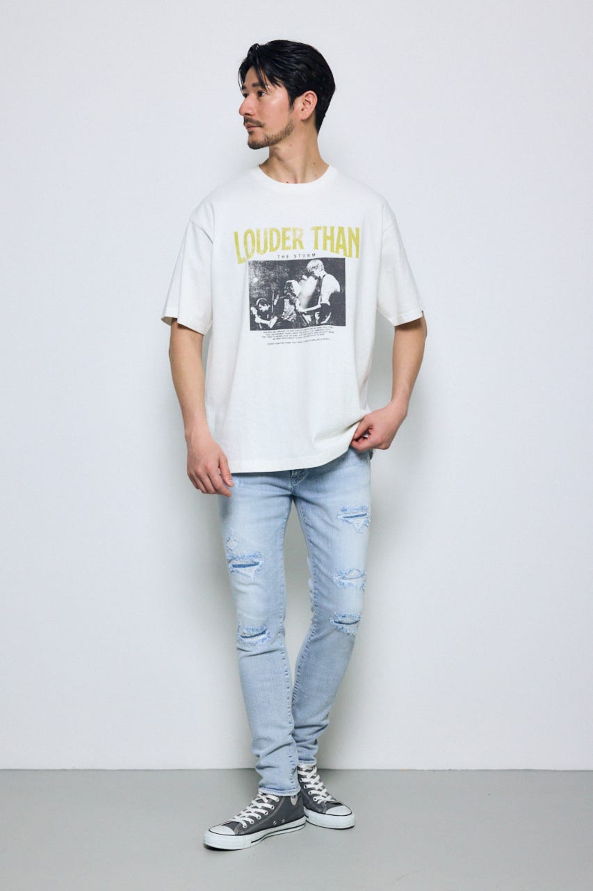 LOUNDER THAN Tシャツ WHT S
