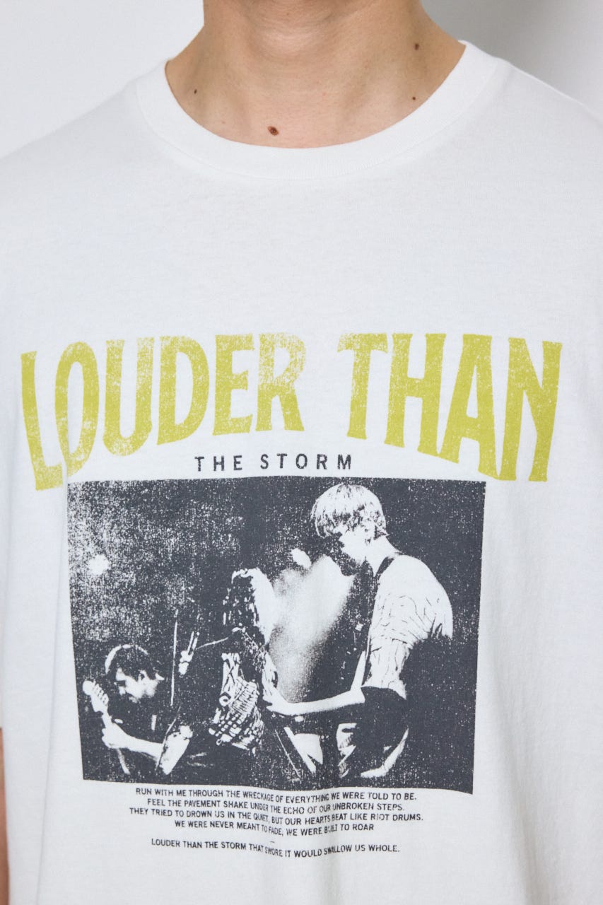 LOUNDER THAN Tシャツ WHT S