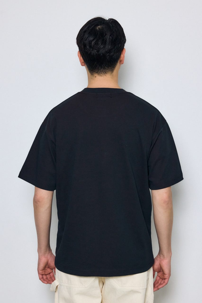 配色メッシュロゴTEE BLK L