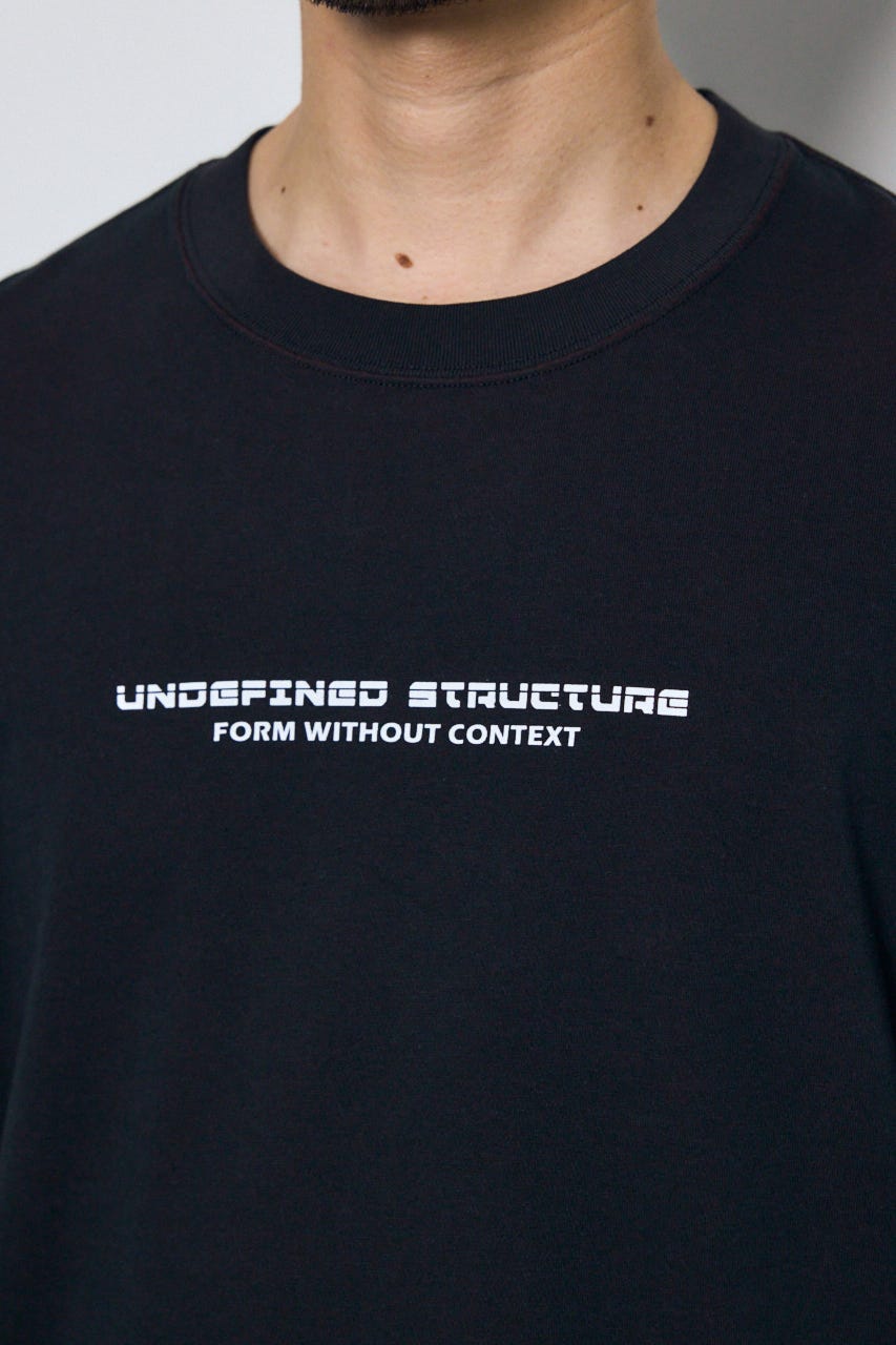 配色メッシュロゴTEE BLK L
