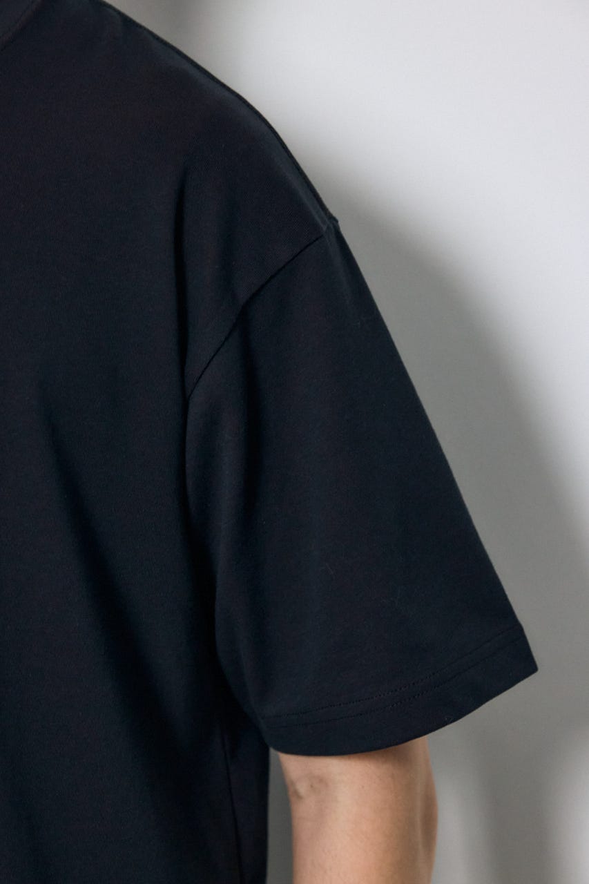 配色メッシュロゴTEE BLK L