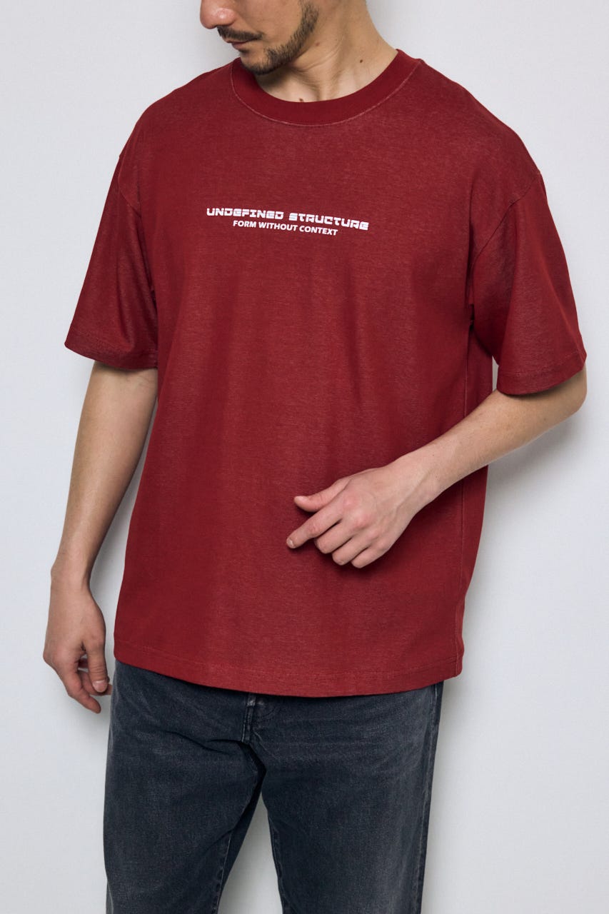 配色メッシュロゴTEE RED M