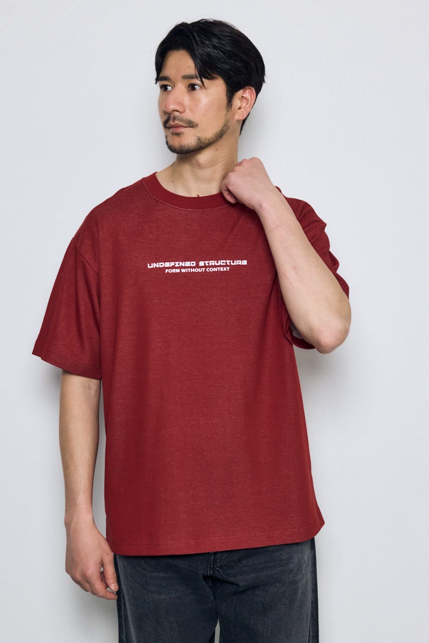 配色メッシュロゴTEE RED M