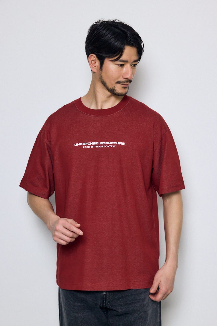 配色メッシュロゴTEE RED M