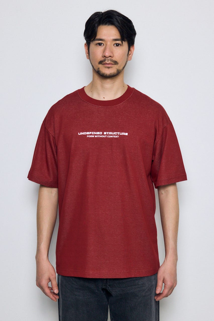 配色メッシュロゴTEE RED M