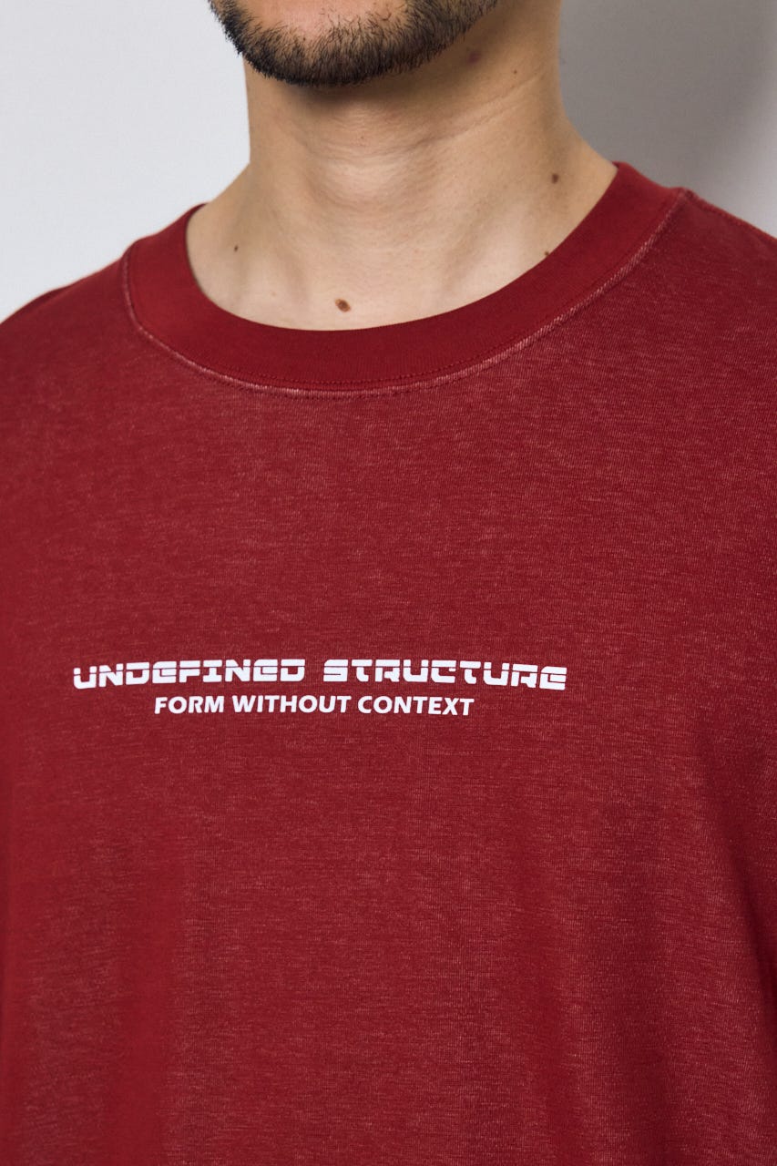 配色メッシュロゴTEE RED M