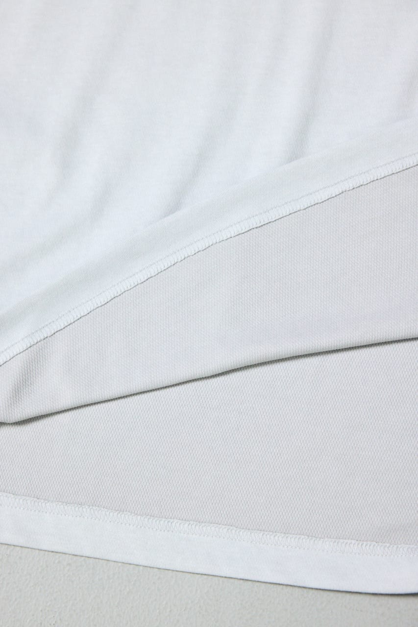 配色メッシュロゴTEE WHT M