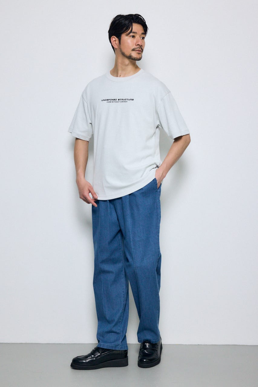 配色メッシュロゴTEE WHT M
