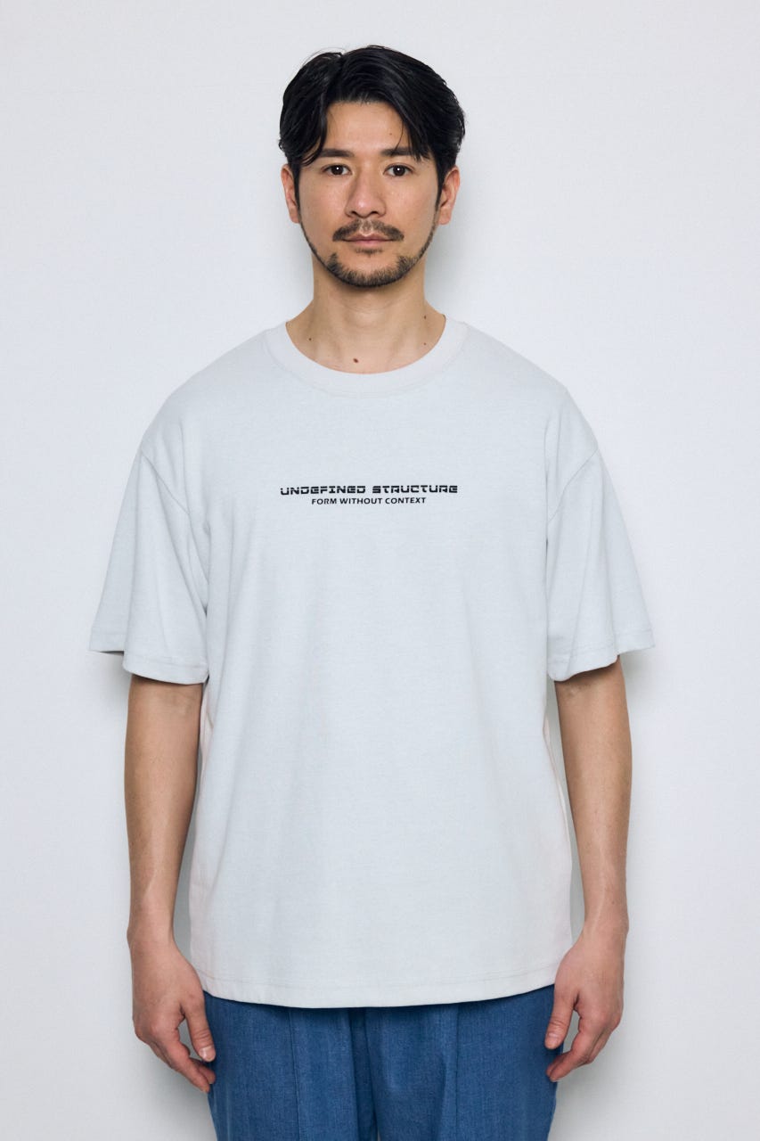 配色メッシュロゴTEE WHT M