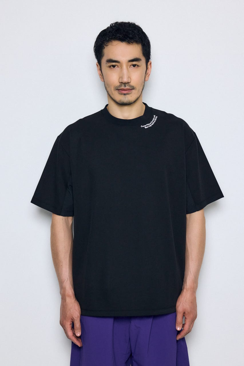 布帛ドッキングトップス BLK S