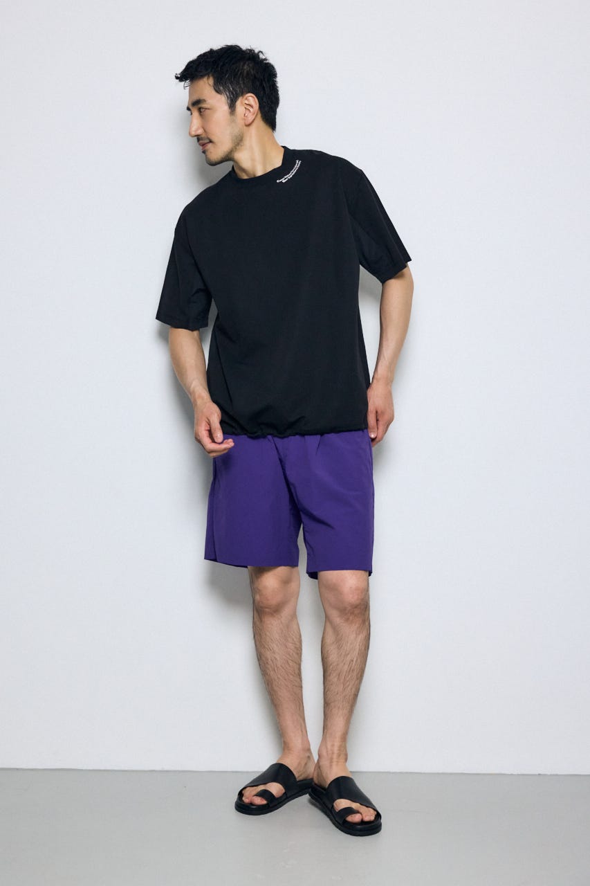布帛ドッキングトップス BLK S