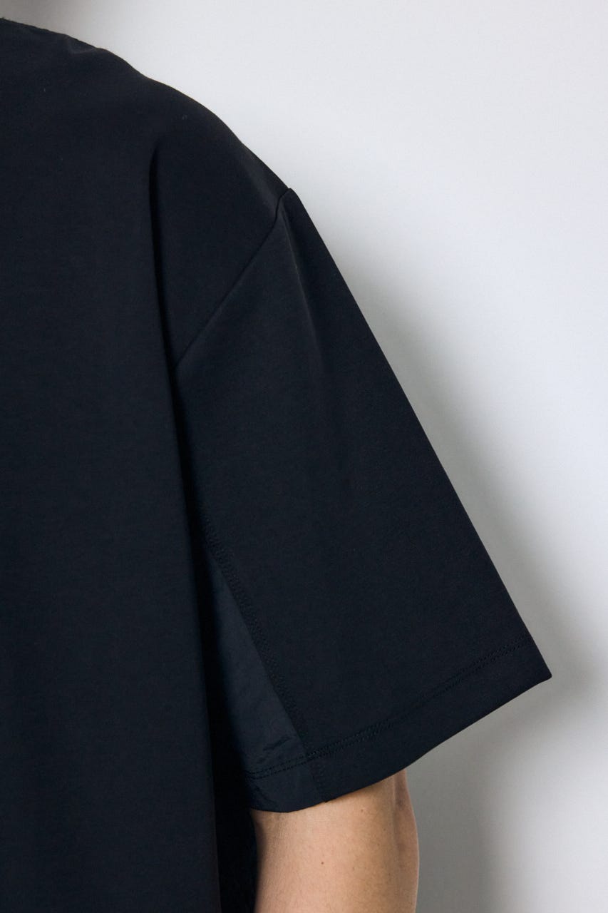 布帛ドッキングトップス BLK S