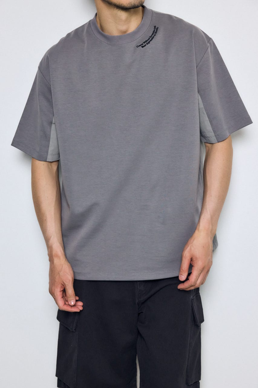 布帛ドッキングトップス GRY M