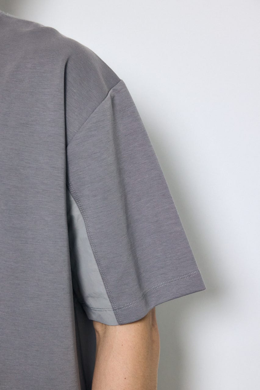 布帛ドッキングトップス GRY M