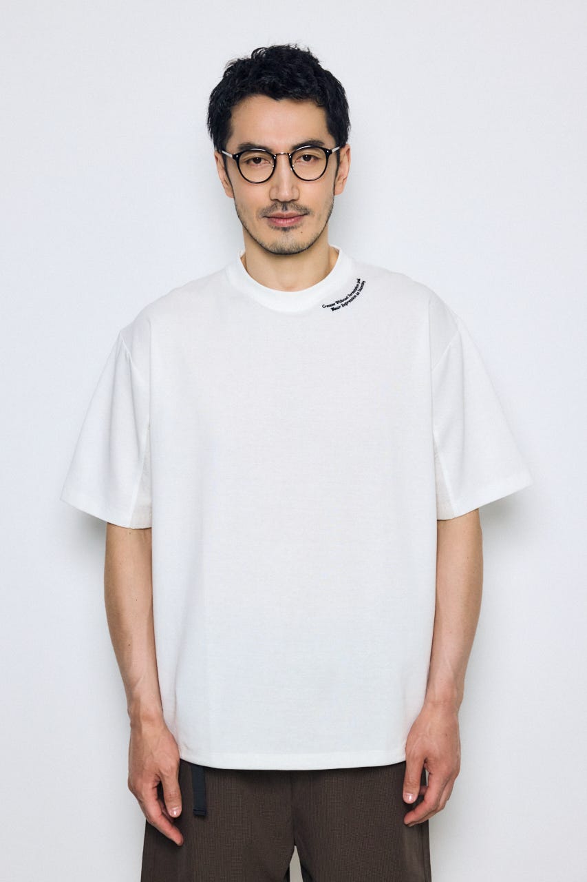 布帛ドッキングトップス O/WHT S