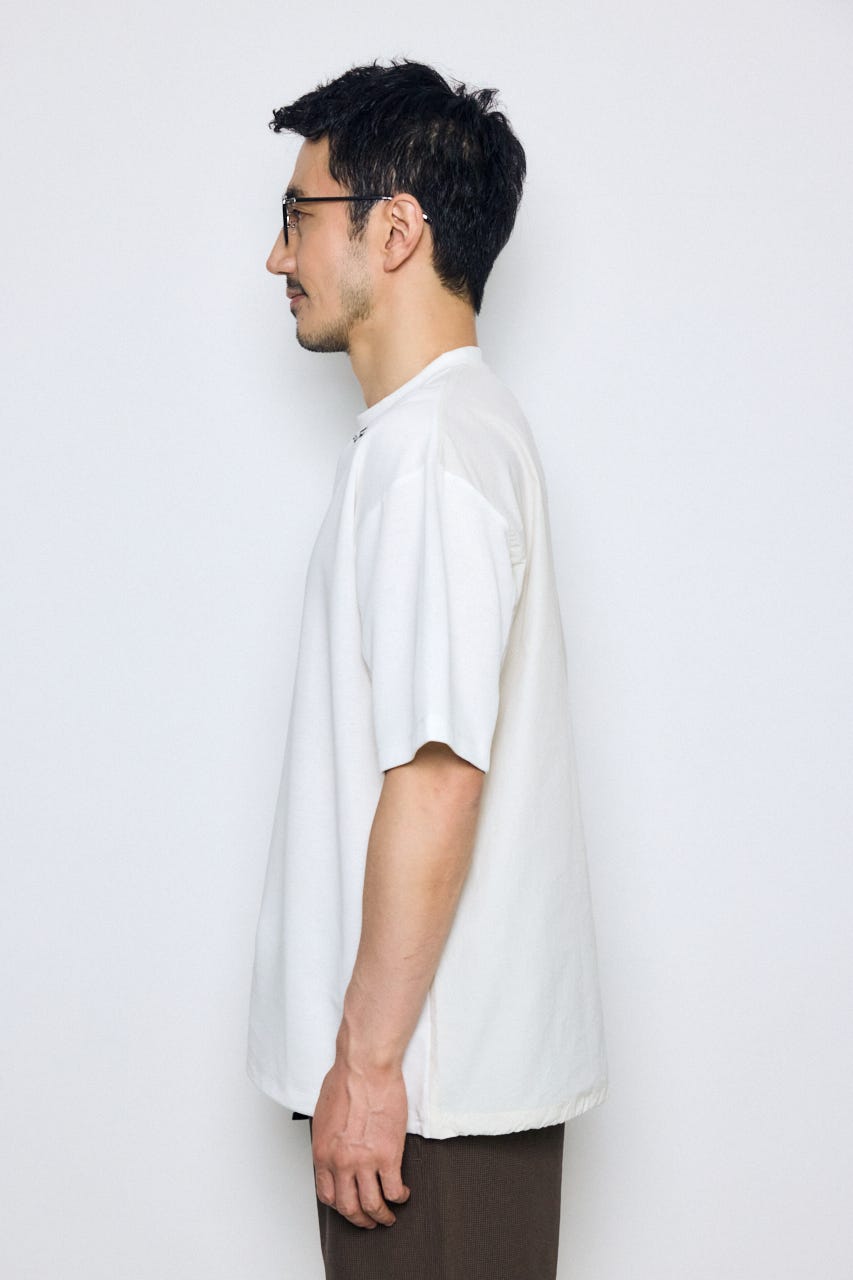 布帛ドッキングトップス O/WHT S