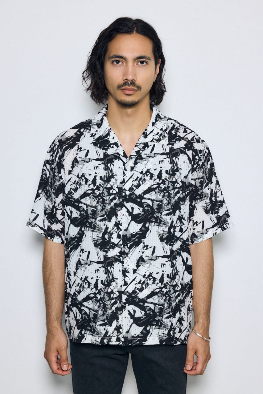AZUL BY MOUSSY | 総柄アロハシャツ (シャツ・ブラウス ) |SHEL'TTER