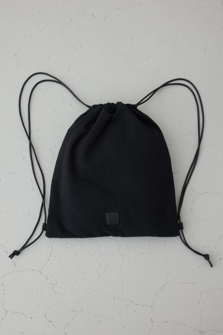 アップリケナップサック BLK FREE