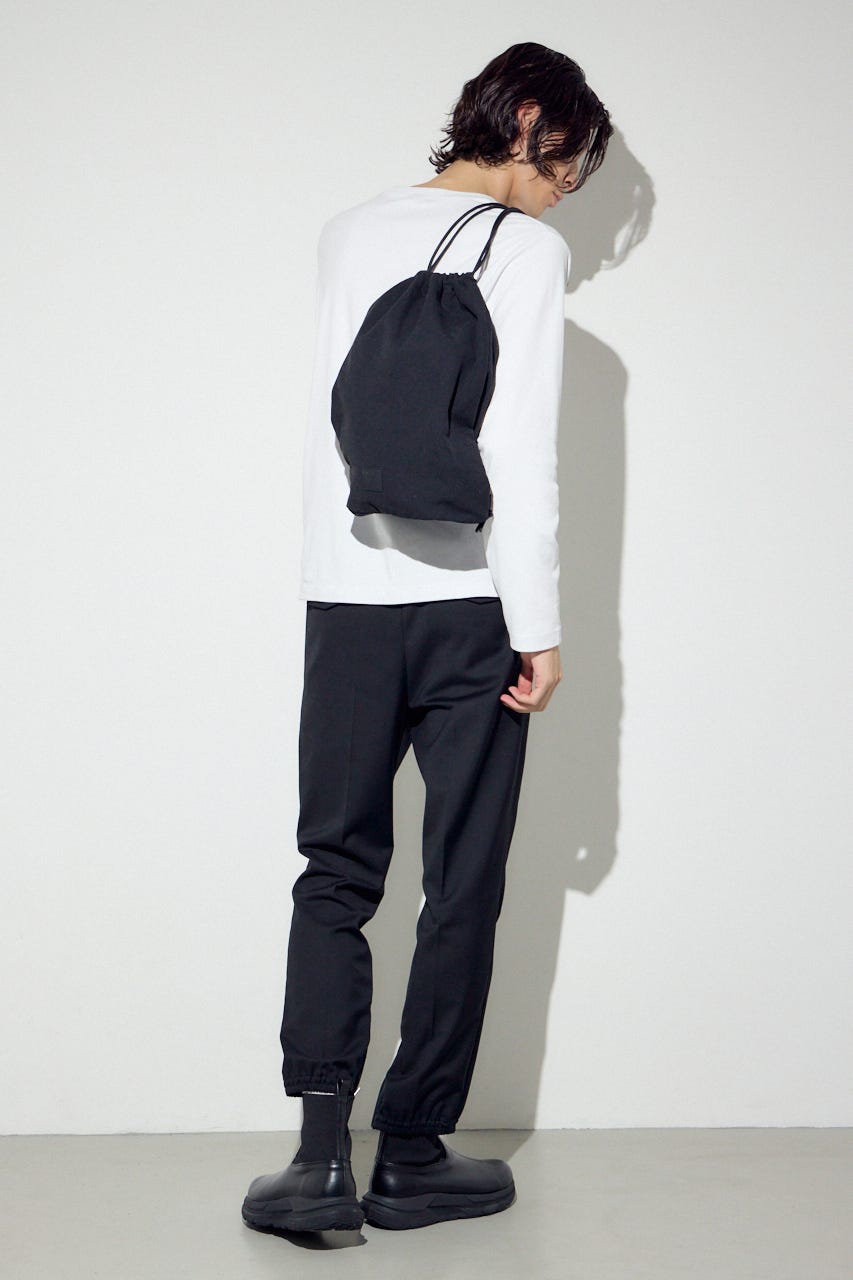 アップリケナップサック BLK FREE