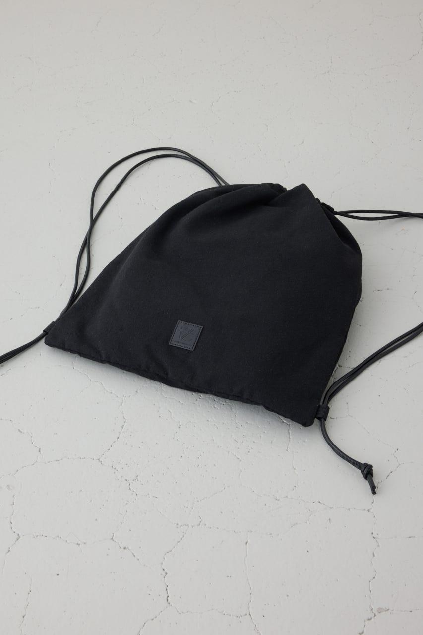 アップリケナップサック BLK FREE