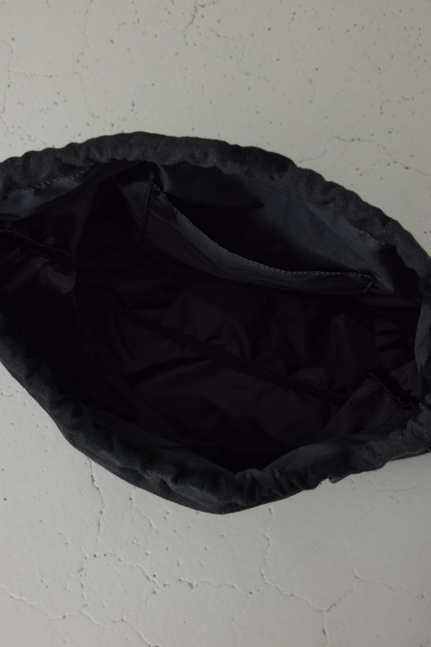 アップリケナップサック BLK FREE