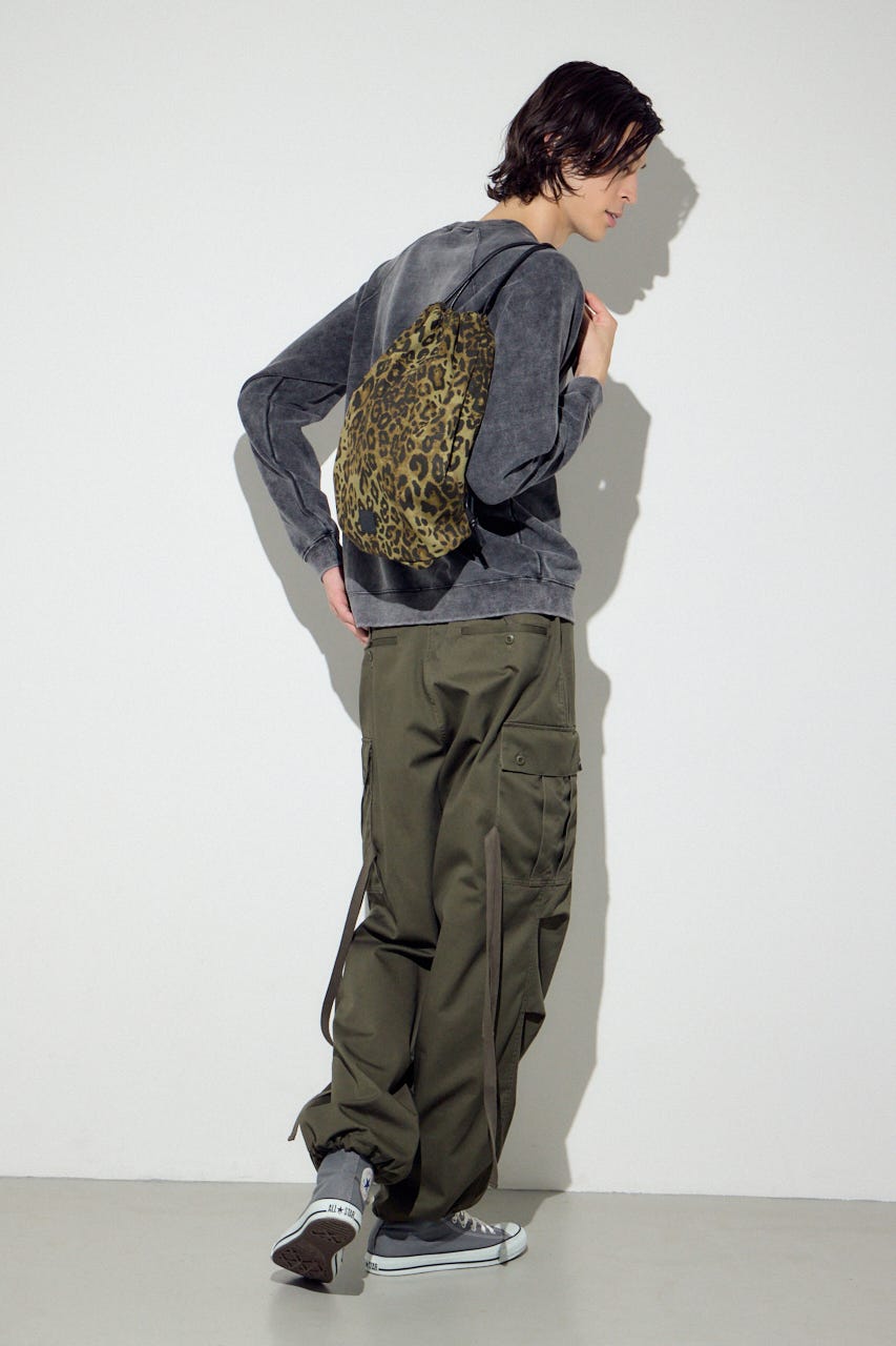 アップリケナップサック 柄BEG FREE