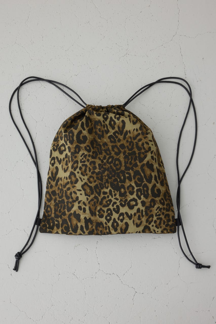 アップリケナップサック 柄BEG FREE