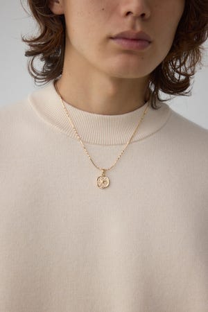 スネークチェーンコインネックレス