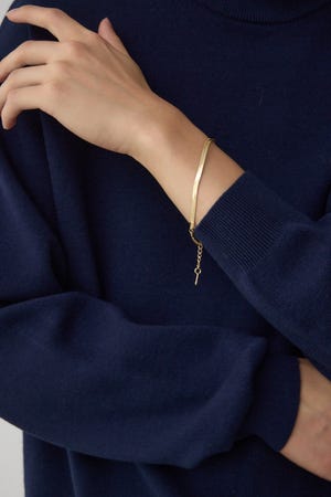 スネークチェーンブレスレット