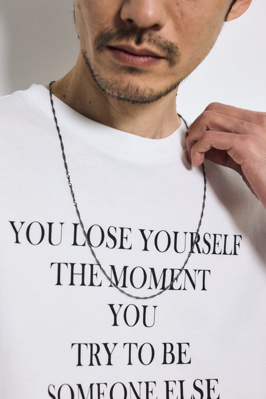 チェーンネックレス BLK FREE