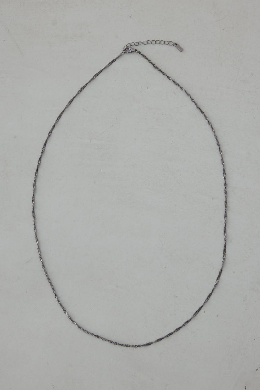 チェーンネックレス BLK FREE