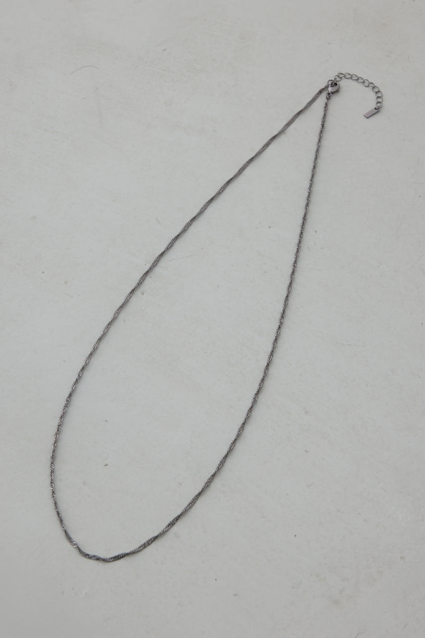 チェーンネックレス BLK FREE