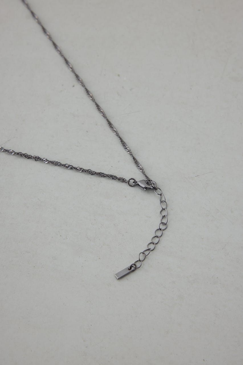 チェーンネックレス BLK FREE