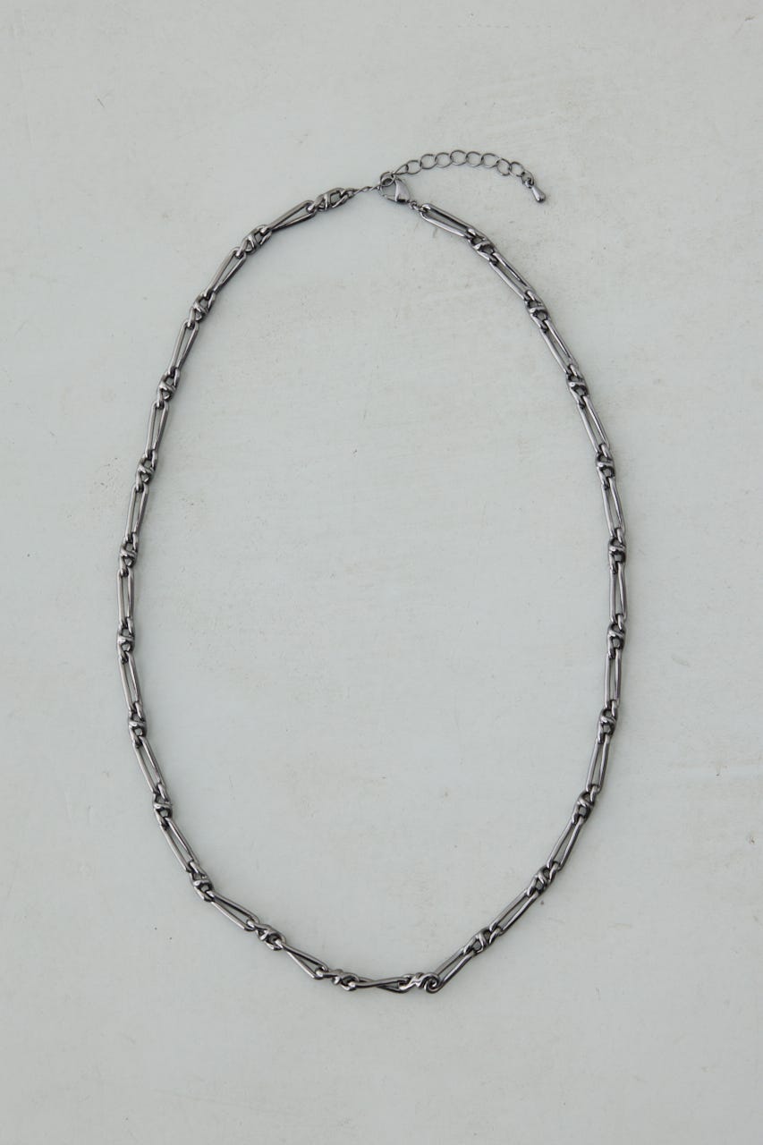 ミディアムチェーンネックレス BLK FREE