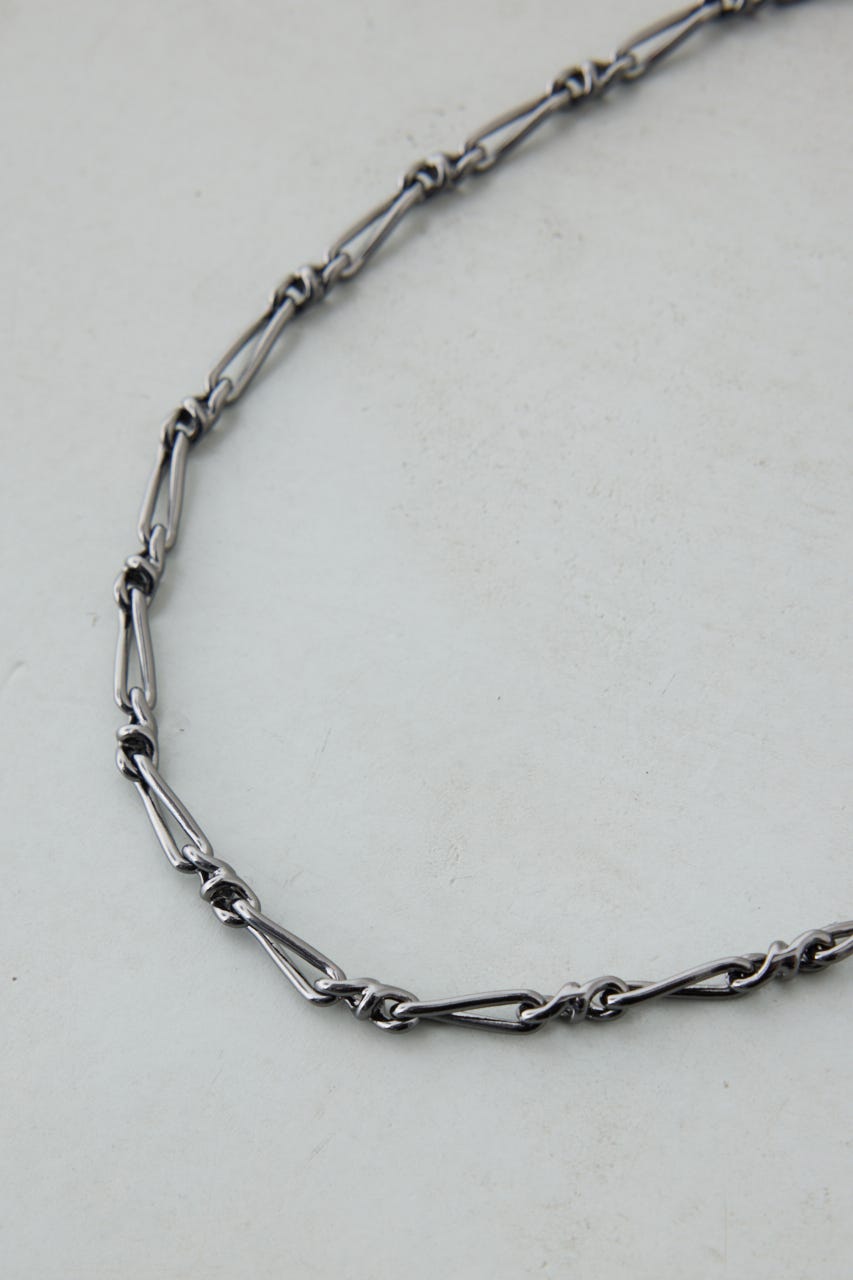 ミディアムチェーンネックレス BLK FREE