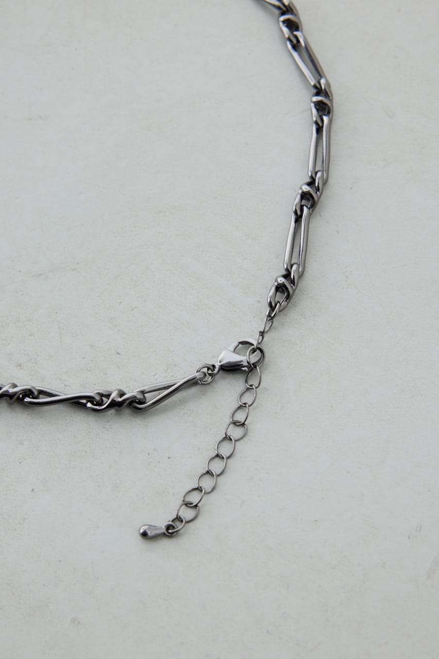 ミディアムチェーンネックレス BLK FREE