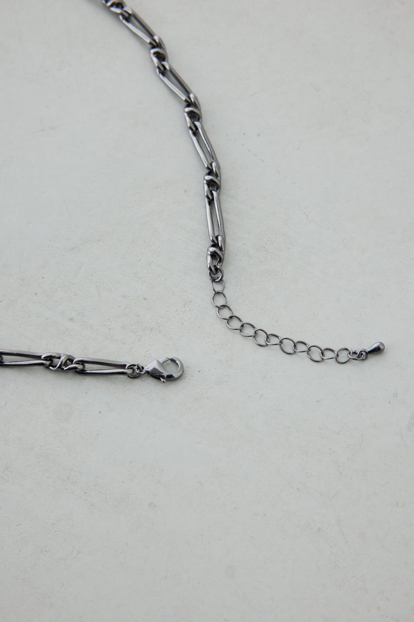 ミディアムチェーンネックレス BLK FREE