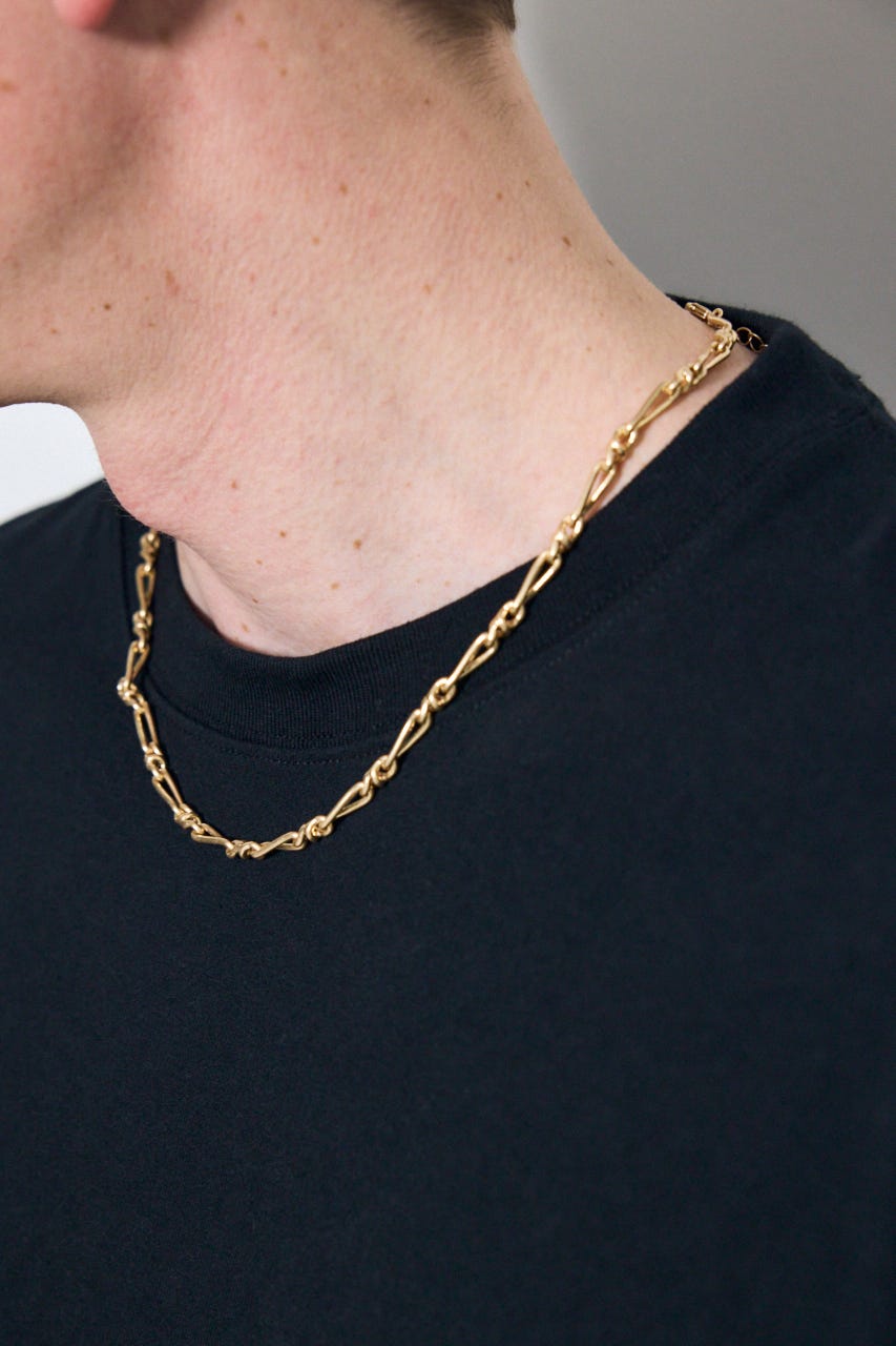 ミディアムチェーンネックレス GLD FREE