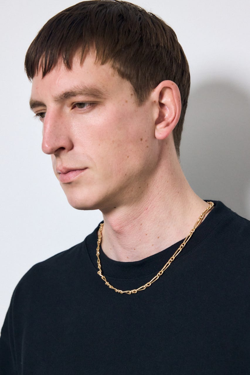 ミディアムチェーンネックレス GLD FREE